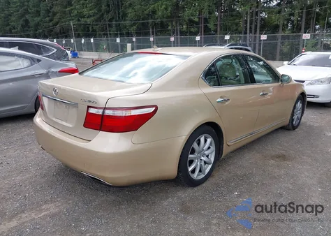 2008 Lexus Ls 460 from USA, damaged, VIN JTHBL46F285075931